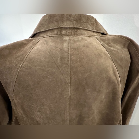 Vintage Georgetown Leather Design Suede Shirt/Jacket - Size M - Picture 3 of 13